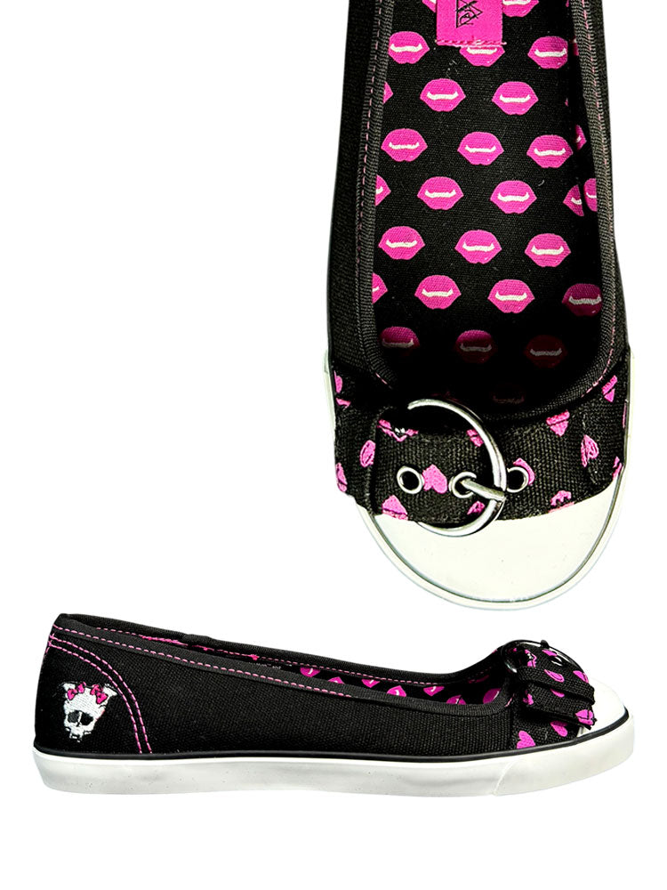 CHLOE DRACULAURA - BLACK/HOT PINK