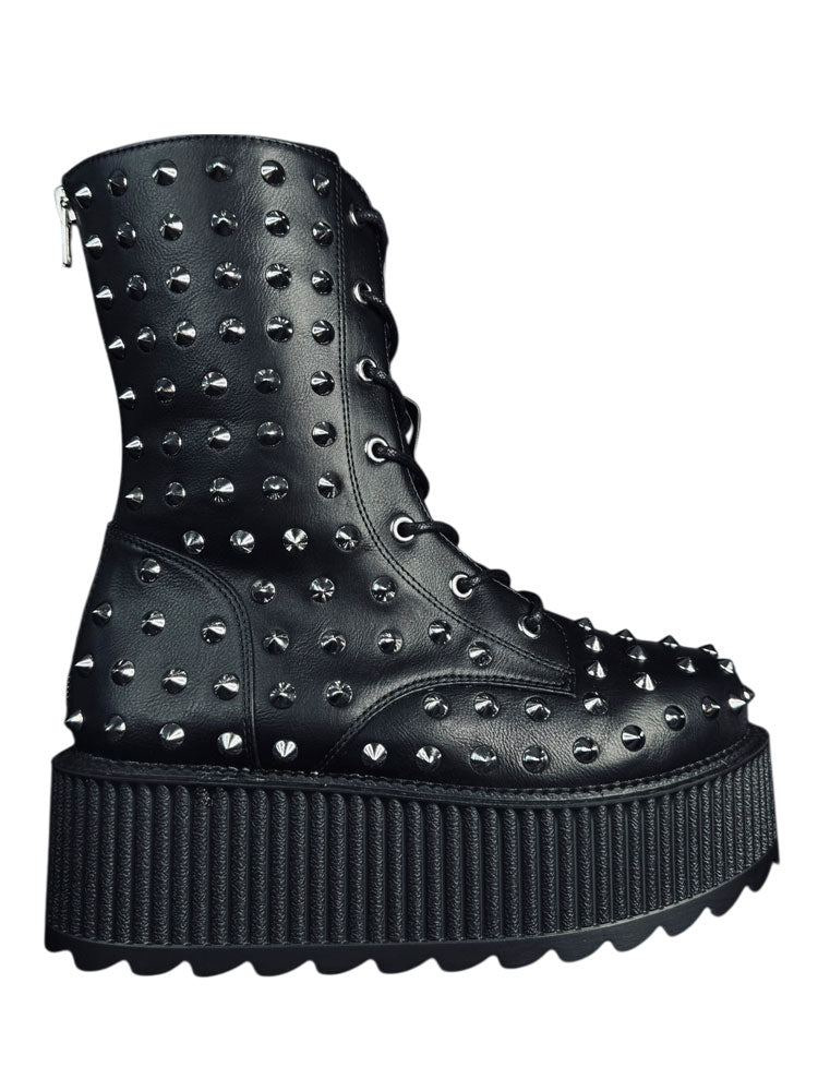 DOOM STUD - BLACK/SILVER – strangecvlt