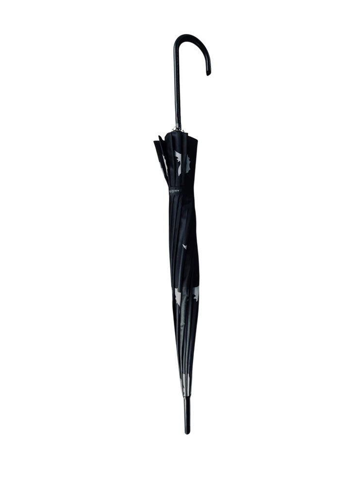 MARCELINE BAT PARASOL - BLACK/WHITE