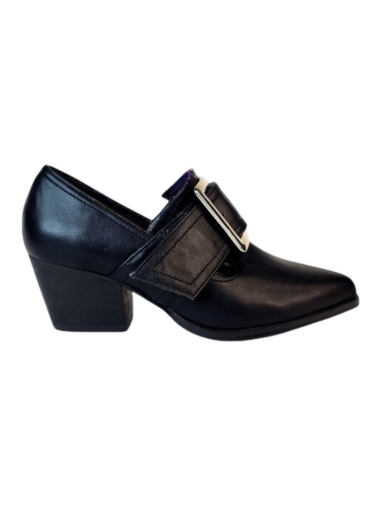 GRIMM HEEL - BLACK/SILVER