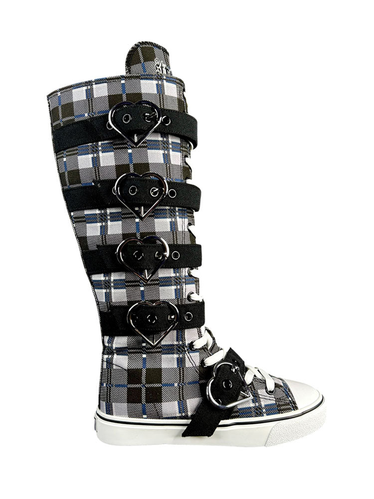 RAWR XD HEARTS - BLACK PLAID