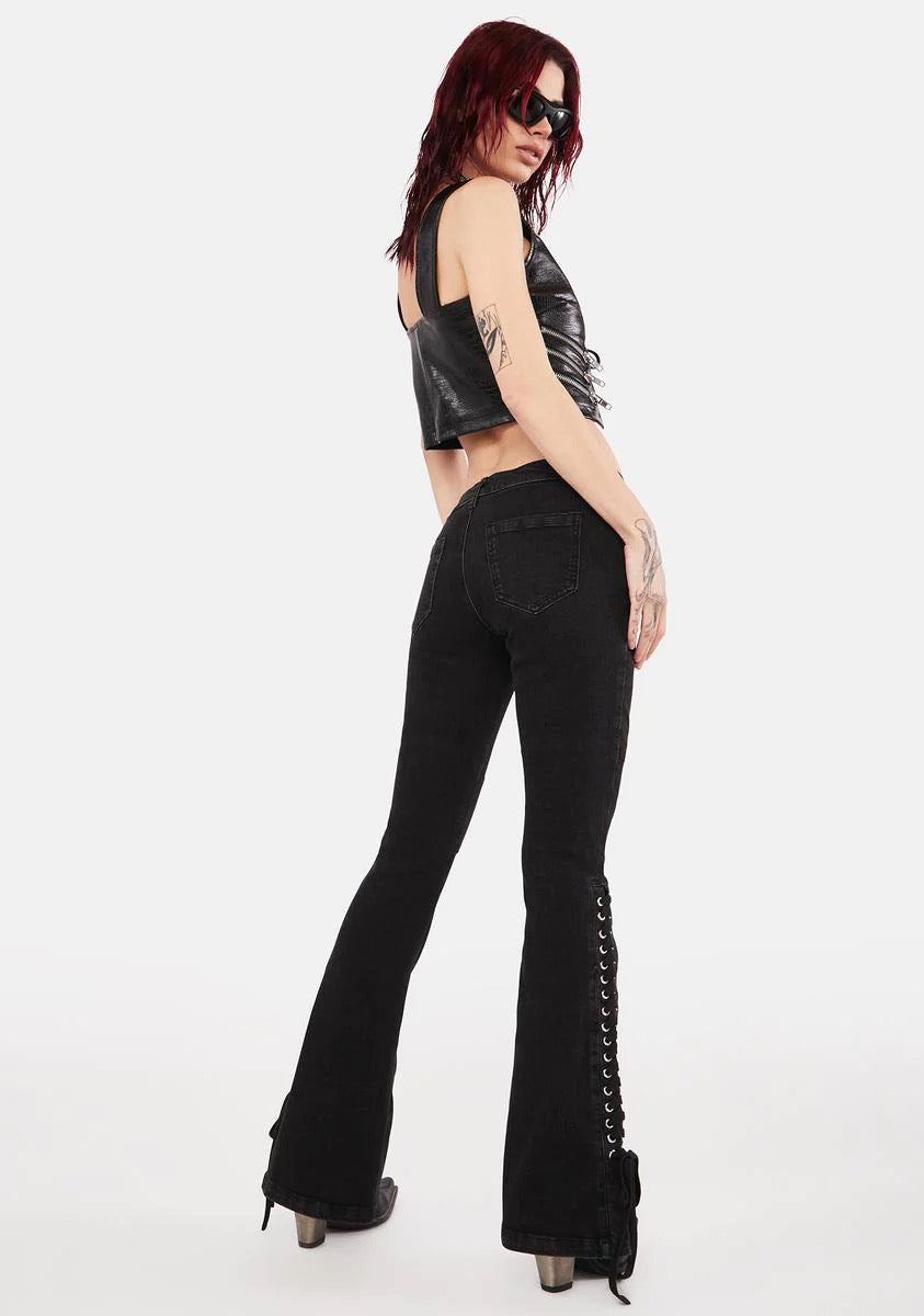 SABBATH JEANS - BLACK