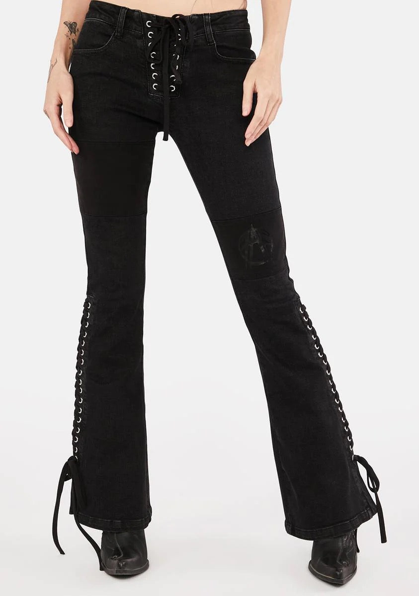 SABBATH JEANS - BLACK