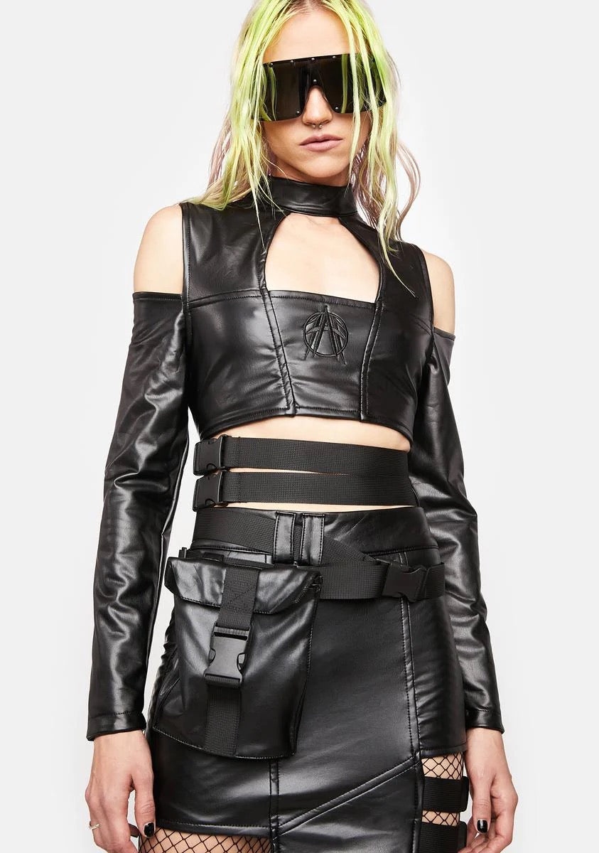 UNDERWORLD TOP - BLACK