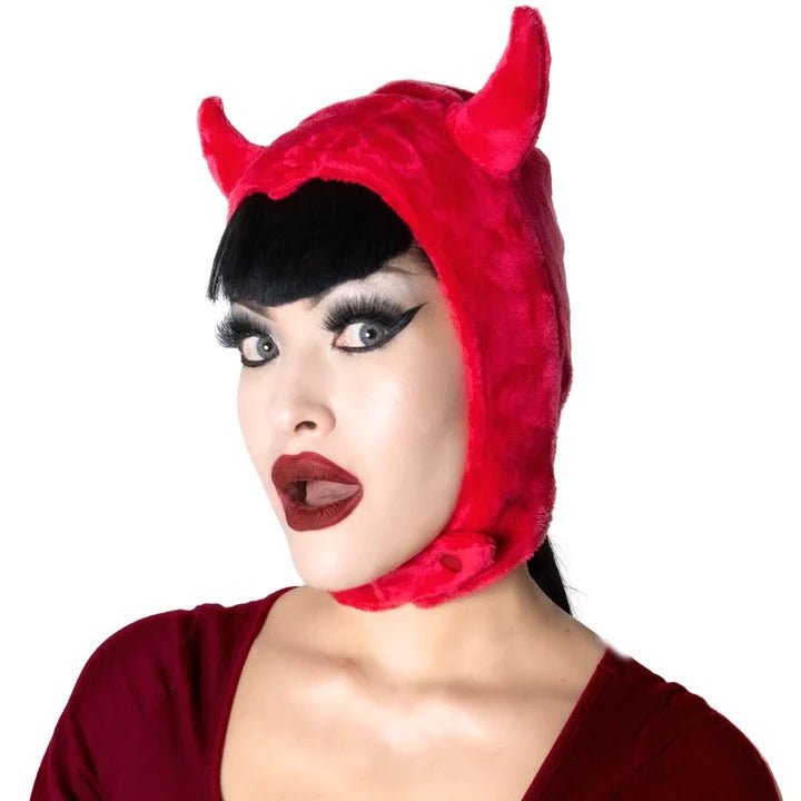 DEVIL RED HORROR HOOD