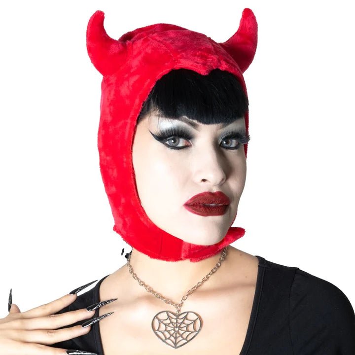 DEVIL RED HORROR HOOD