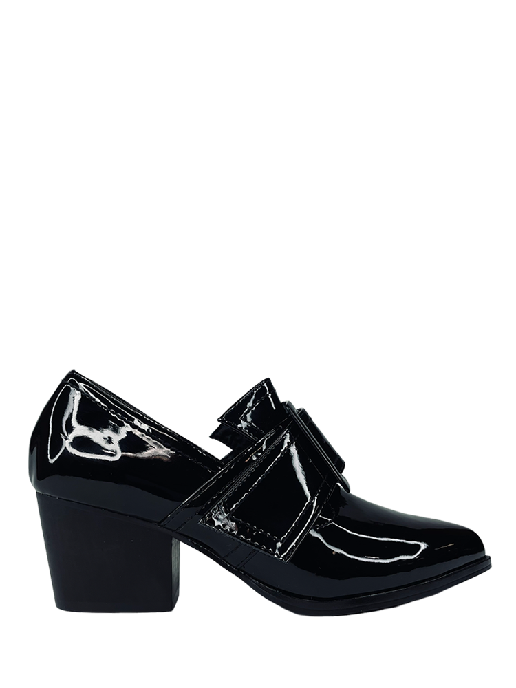 GRIMM HEEL - BLACK PATENT