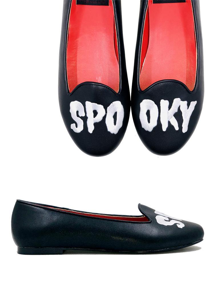 SPOOKY FLAT - BLACK – strangecvlt