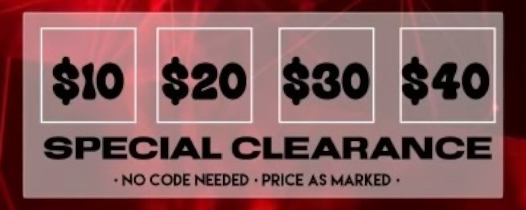 CLEARANCE