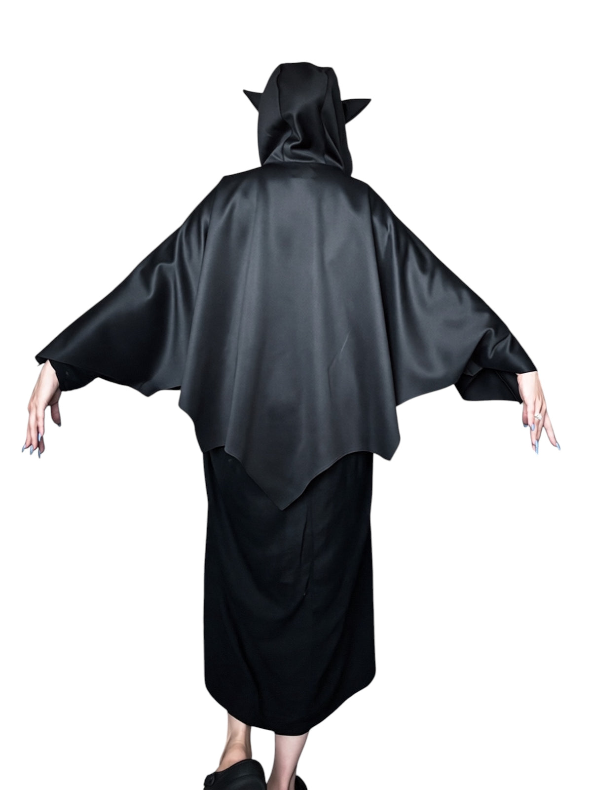 LUNA BAT CAPE - BLACK