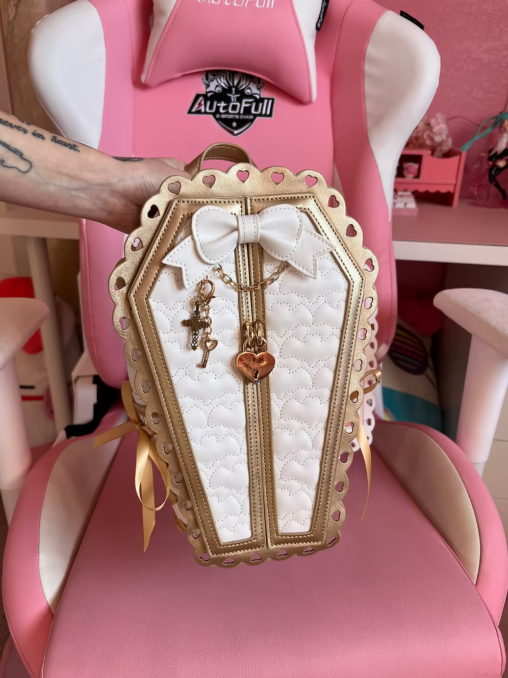 COFFIN ITA BAG - BLACK/GOLD