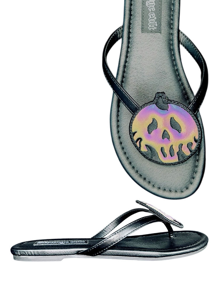 BETTY POISON PUMPKIN - BLACK/REFLECTIVE – strangecvlt