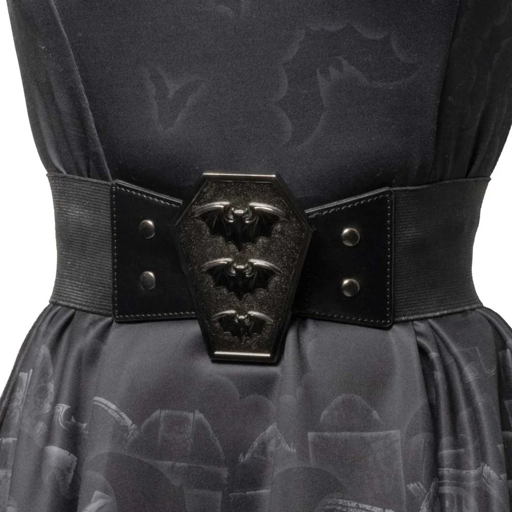ELASTIC WAIT BELT BAT COFFIN - BLACK