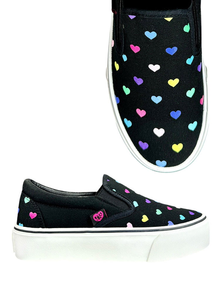 CHILL HEARTS - BLACK/PASTEL