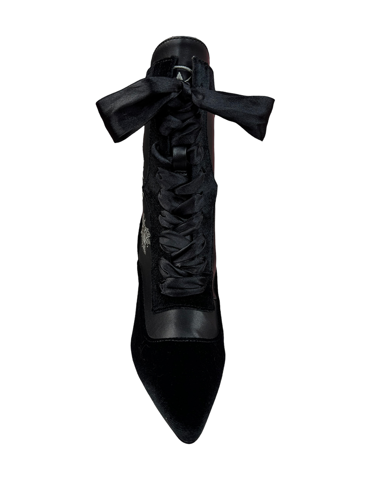 DARKENED PARLOR BOOT - BLACK