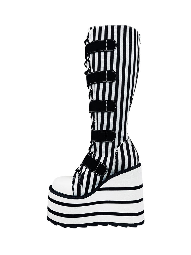 DETENTION STAR STRIPE - BLACK/WHITE