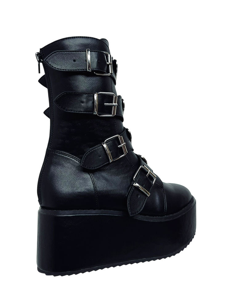 DOMINION WEB HEART - BLACK/SILVER