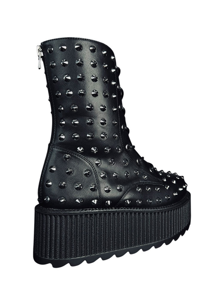 DOOM STUD - BLACK/SILVER – strangecvlt