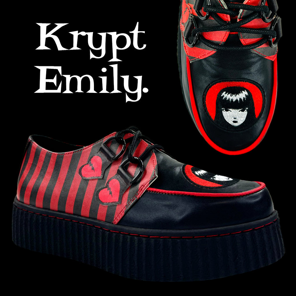 KRYPT EMILY - BLACK/RED