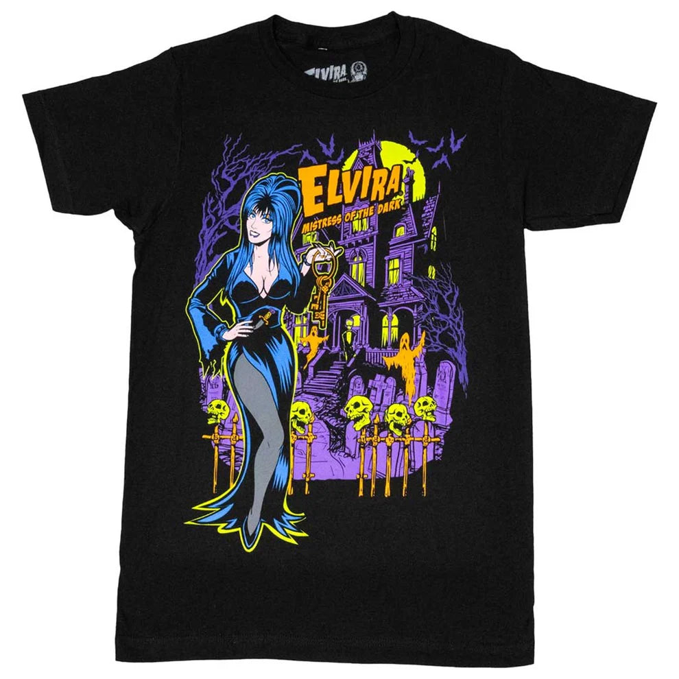 ELVIRA HAUNTED HOUSE T-SHIRT