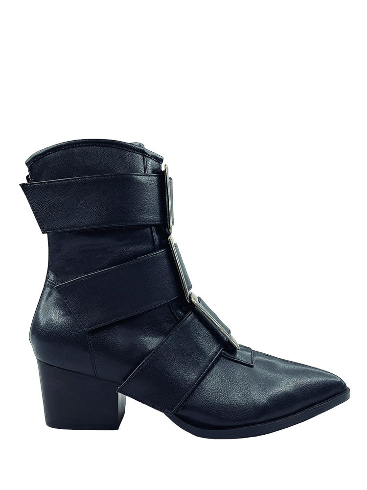 GRIMM BOOT - BLACK/BRASS