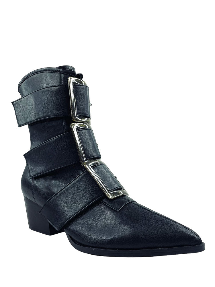 GRIMM BOOT - BLACK/BRASS