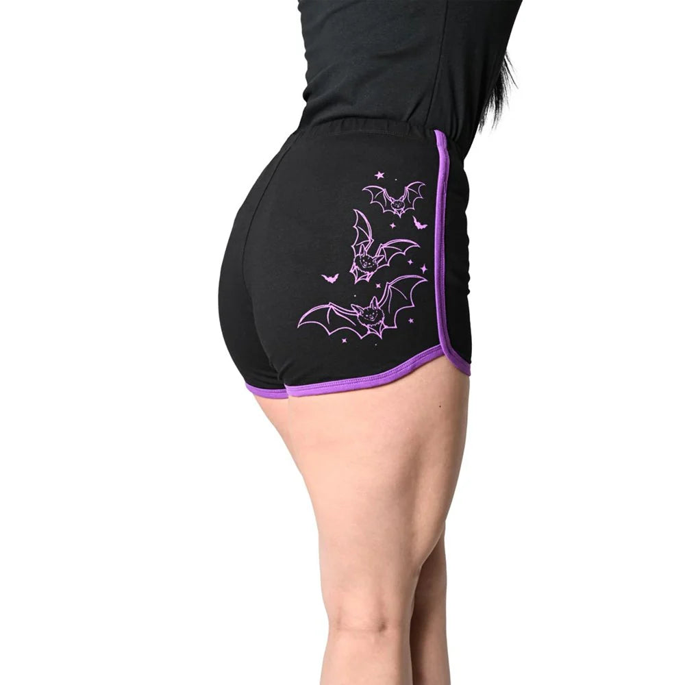 BAT OUTLINE WOMEN'S RUNNING SHORTS