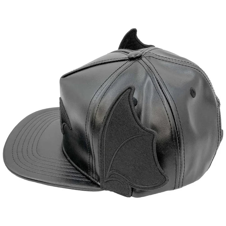 BAT EAR WING BASEBALL HAT - BLACK