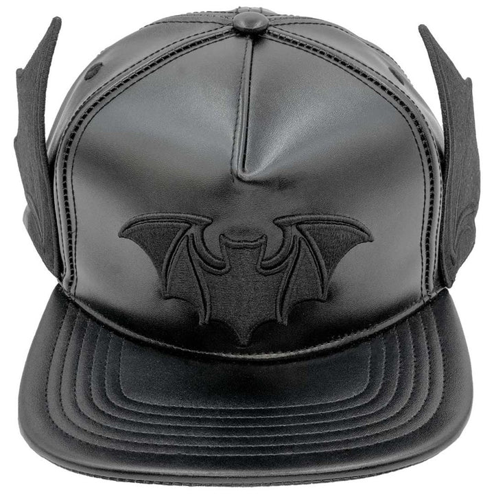 BAT EAR WING BASEBALL HAT - BLACK