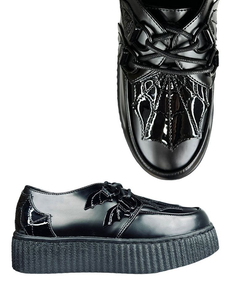 Black tuk creepers fashion