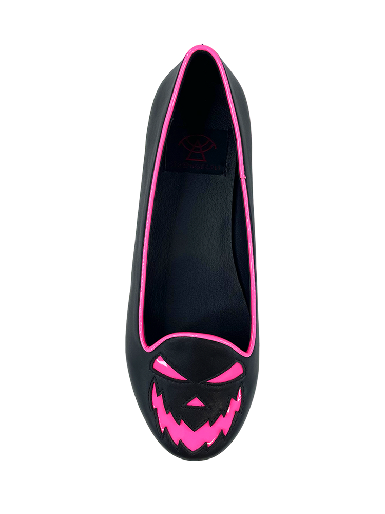 Lydia Scary Jack Black/Hot Pink
