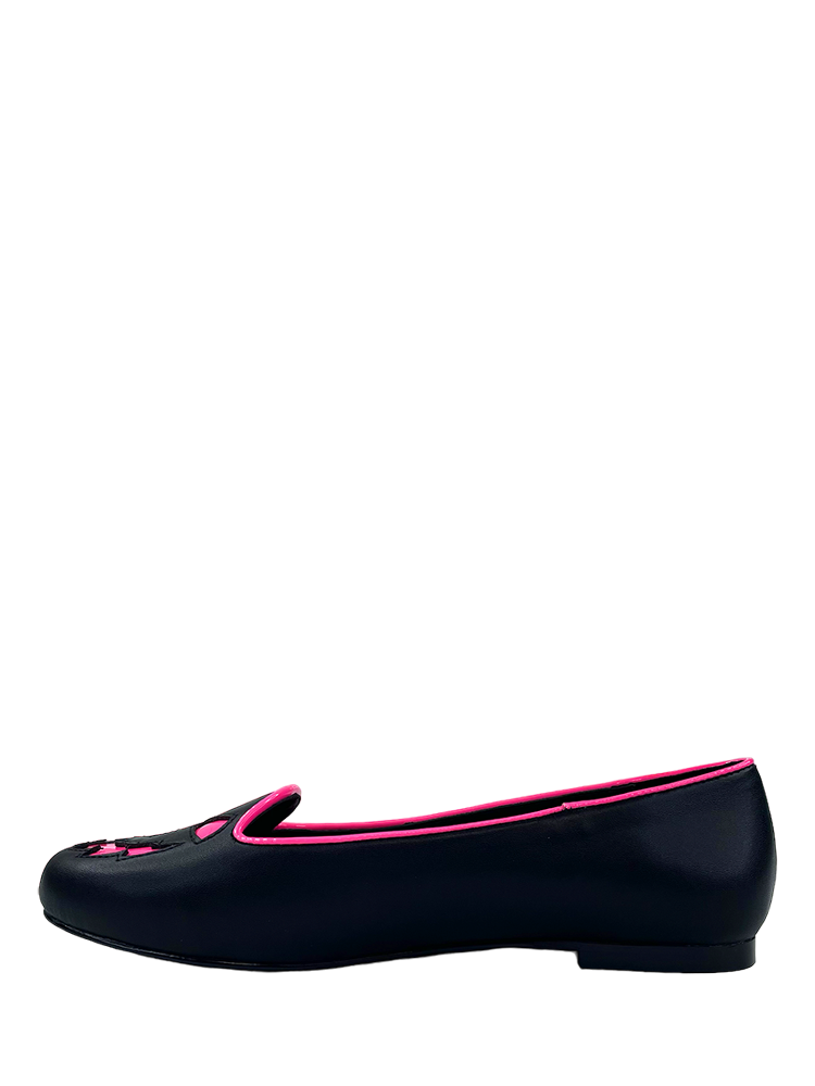 Lydia Scary Jack Black/Hot Pink