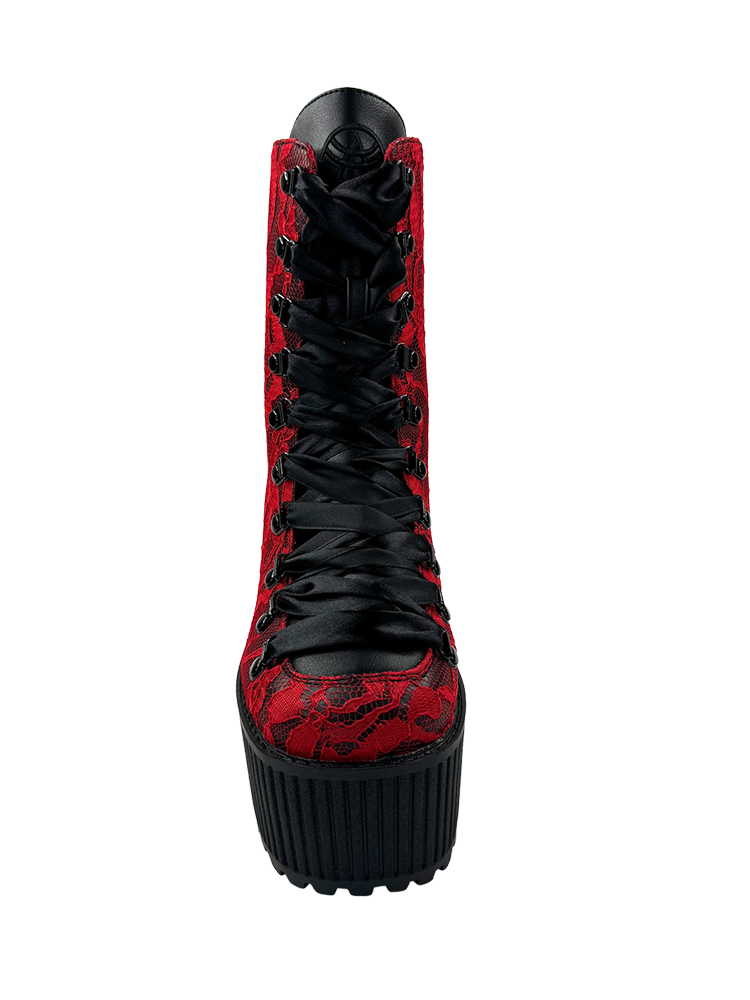 PANDORA LACE - BLACK/RED