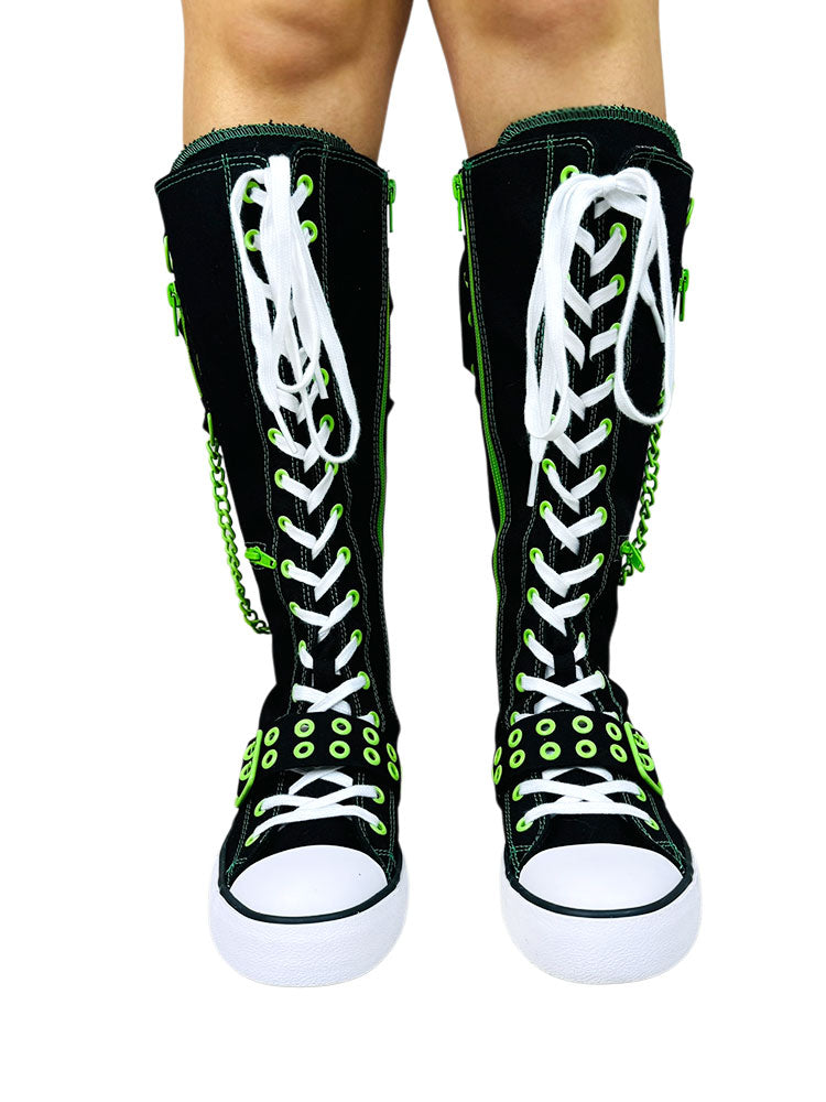UNCROWD/BASSARA=BLK×DARK GREEN RAWR XD - BLACK/GREEN