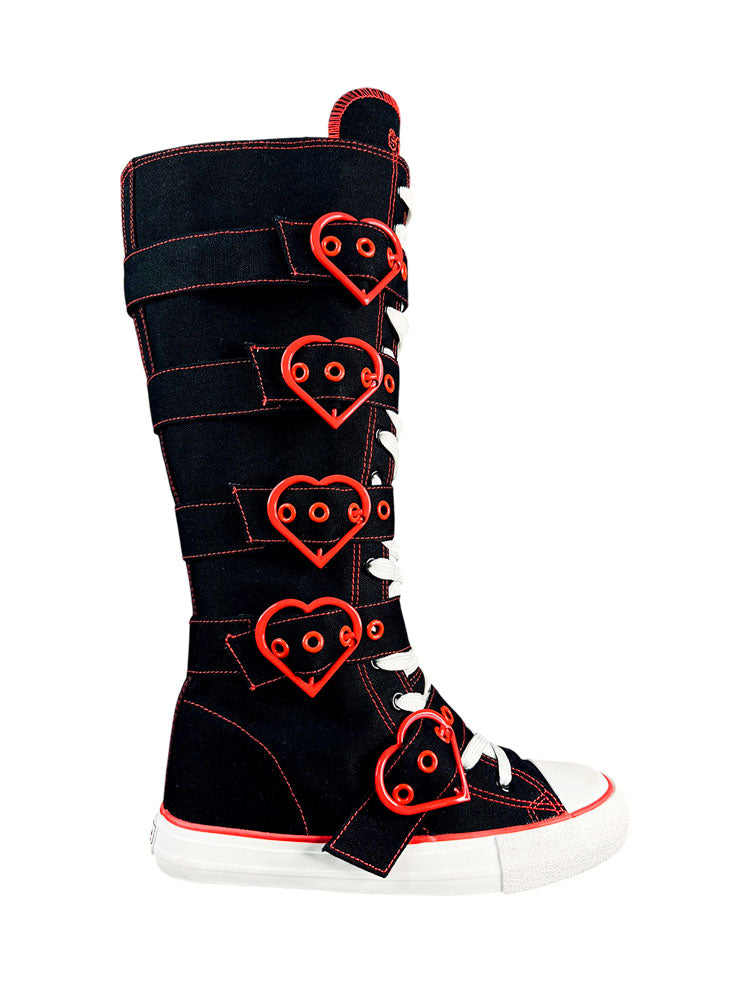 RAWR XD HEARTS - BLACK/RED