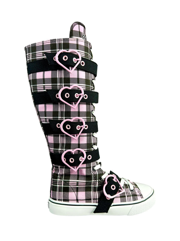 RAWR XD HEARTS - PINK PLAID