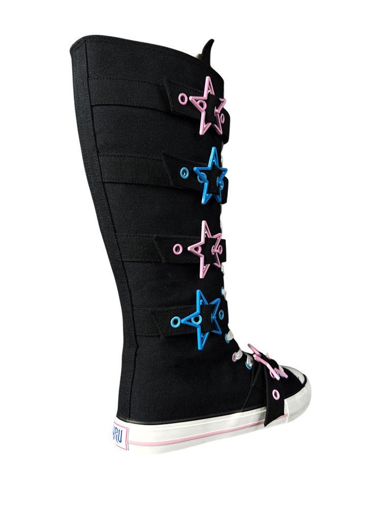 RAWR XD STARS - BLACK/PINK/BLUE
