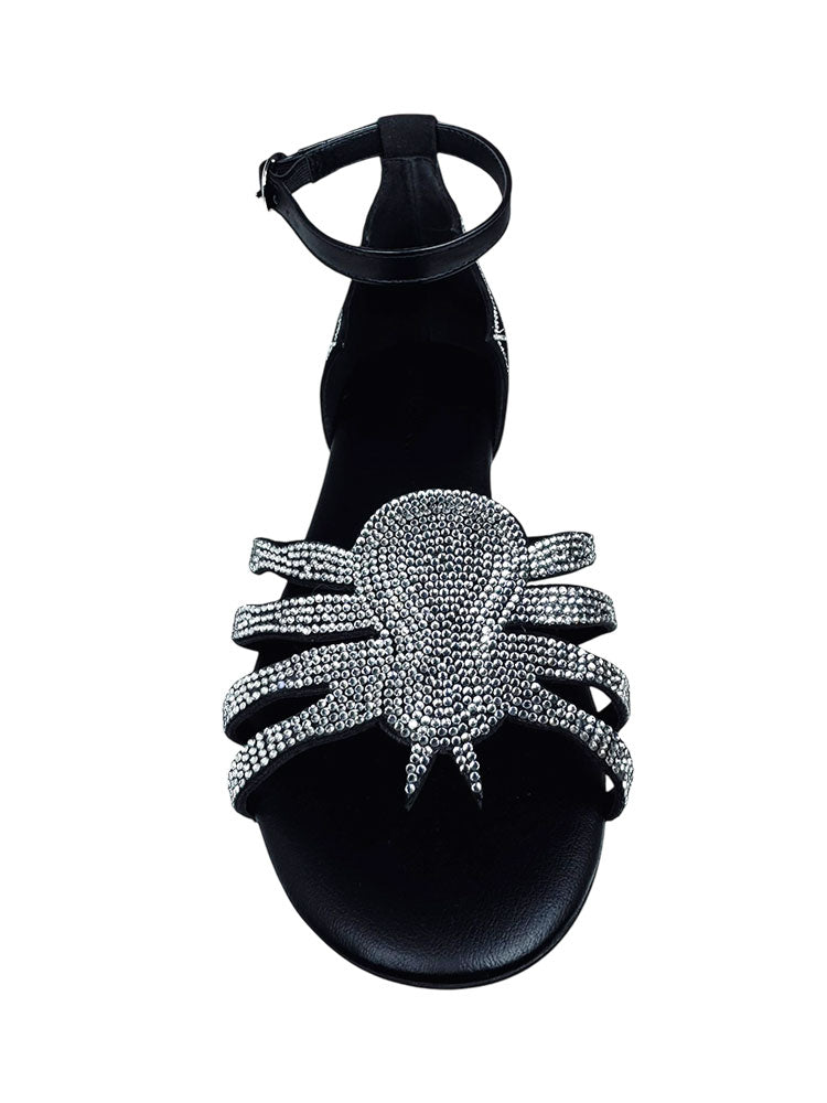 VENOM - BLACK/WHITE RHINESTONE