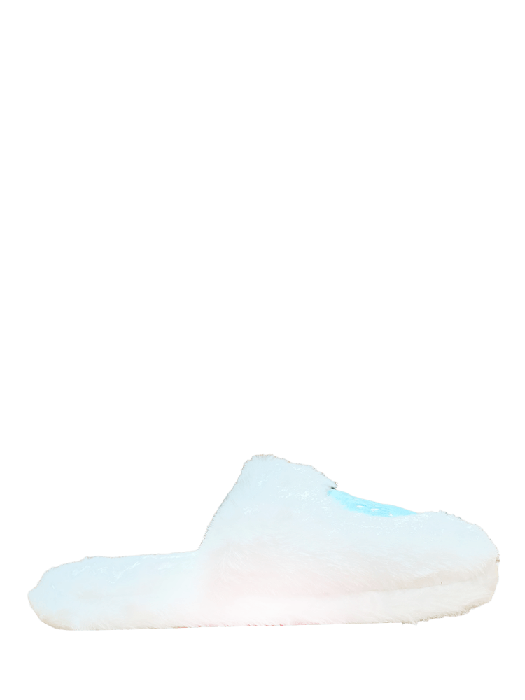 HEART BRIDE SLIPPER - WHITE/BLUE - Y R U