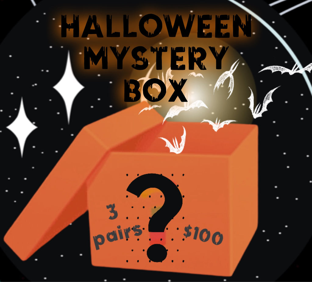 HALLOWEEN MYSTERY BOX - 3 MYSTERY PAIRS