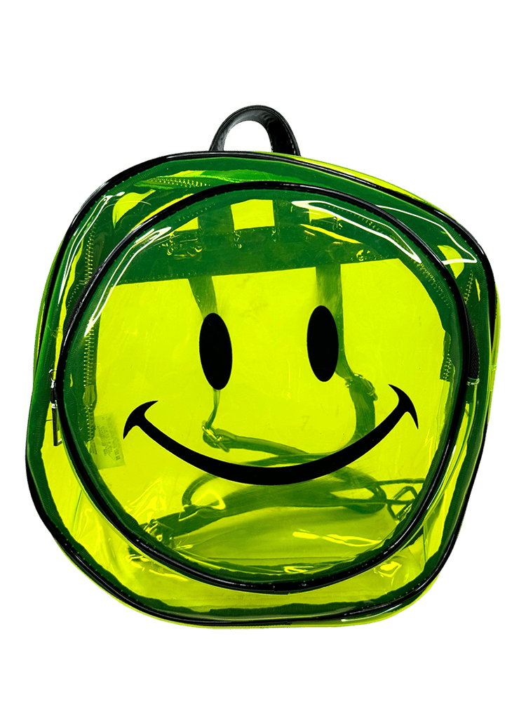Clear smiley face backpack Clearance