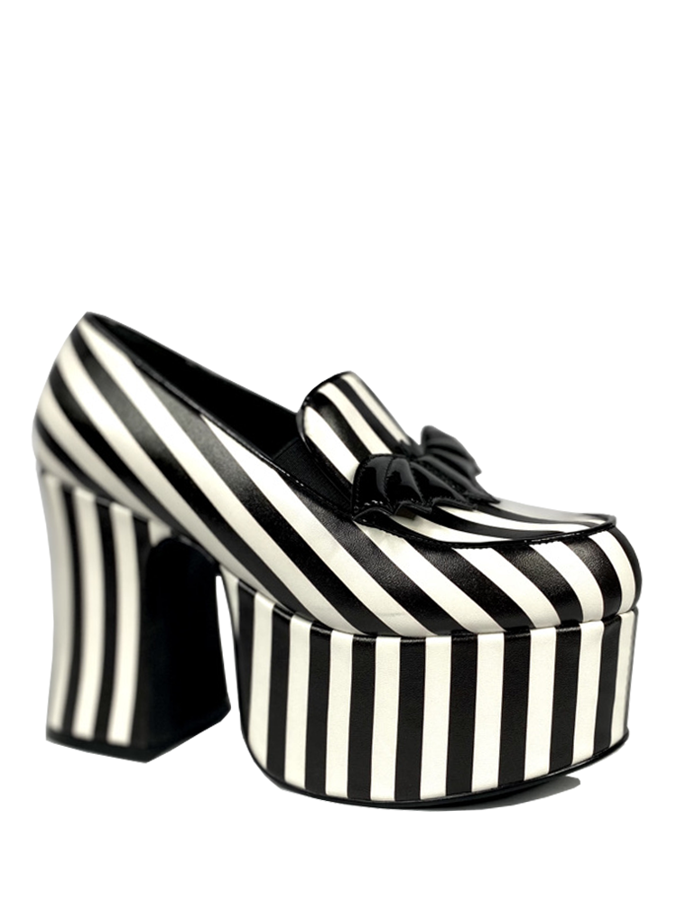 Banshee Heel Striped — strangecvlt