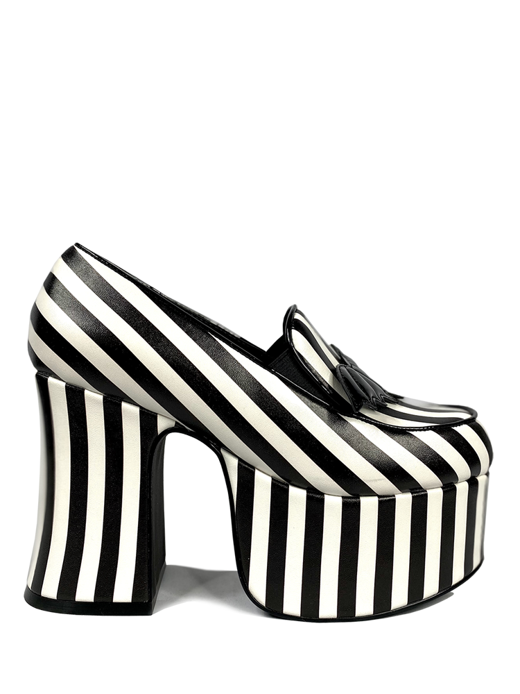 Banshee Heel Striped — strangecvlt