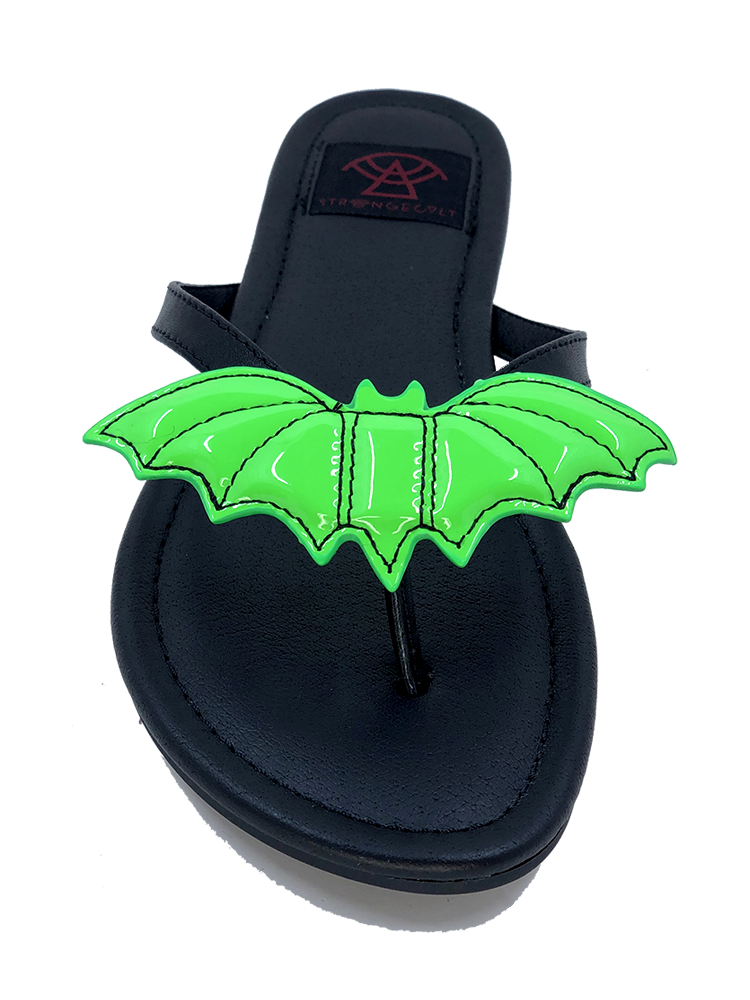 Bat Sandal Green — strangecvlt