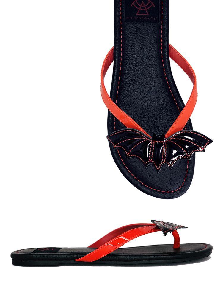 Betty Bat Sandal Red/black — strangecvlt