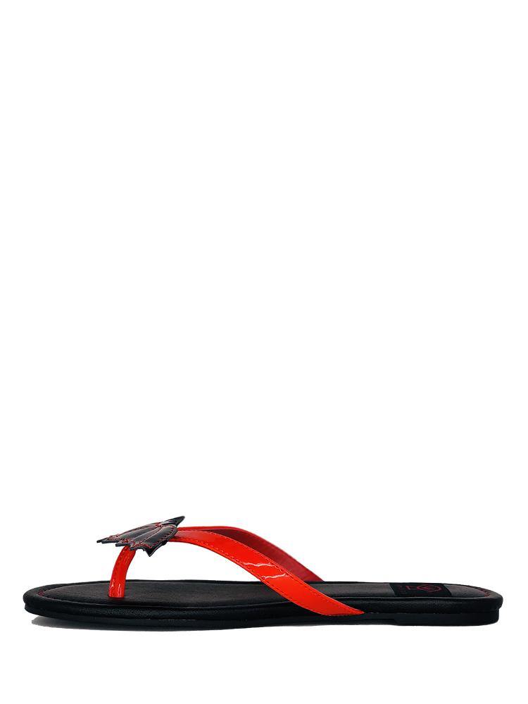 Betty Bat Sandal Red/black — strangecvlt