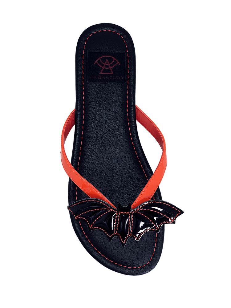 Betty Bat Sandal Red/black — strangecvlt