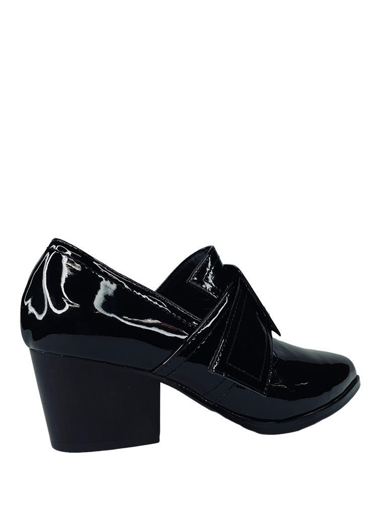 GRIMM HEEL - BLACK PATENT