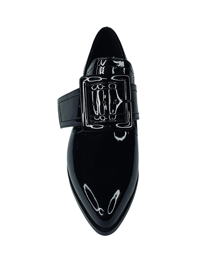 GRIMM HEEL - BLACK PATENT