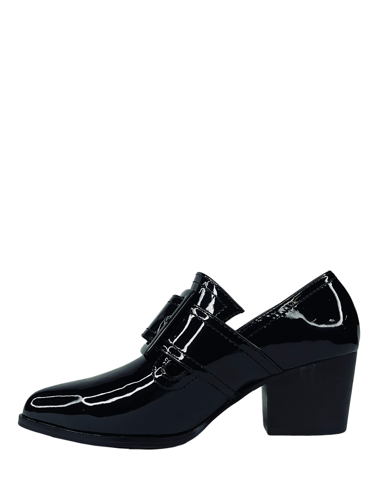 GRIMM HEEL - BLACK PATENT